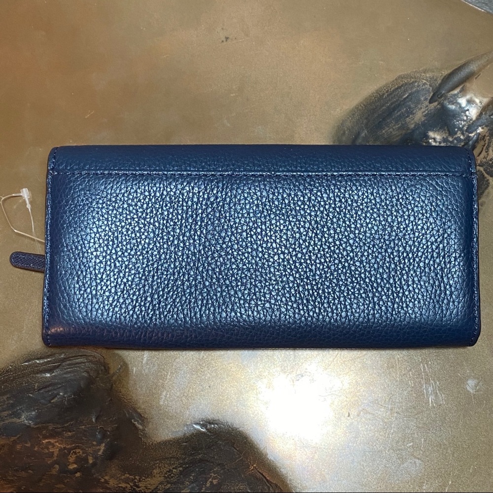 Michael Kors Leather Wallet Zipper Continental NEW - Picture 2 of 9